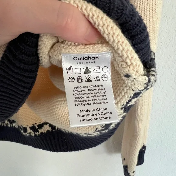 Callahan Jeanna Fair Isle Sweater Size XS - Picture 7 of 8